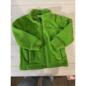 2T Columbia Fleece Jacket green pre-owned